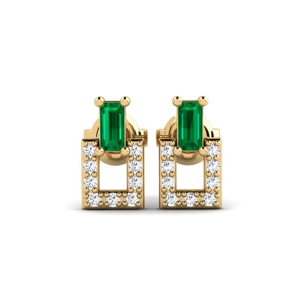 Circonita Verde Pendiente de mujer Woking