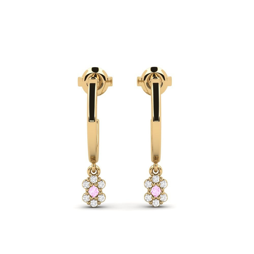 Pink Sapphire Women's Earring Carnoustie