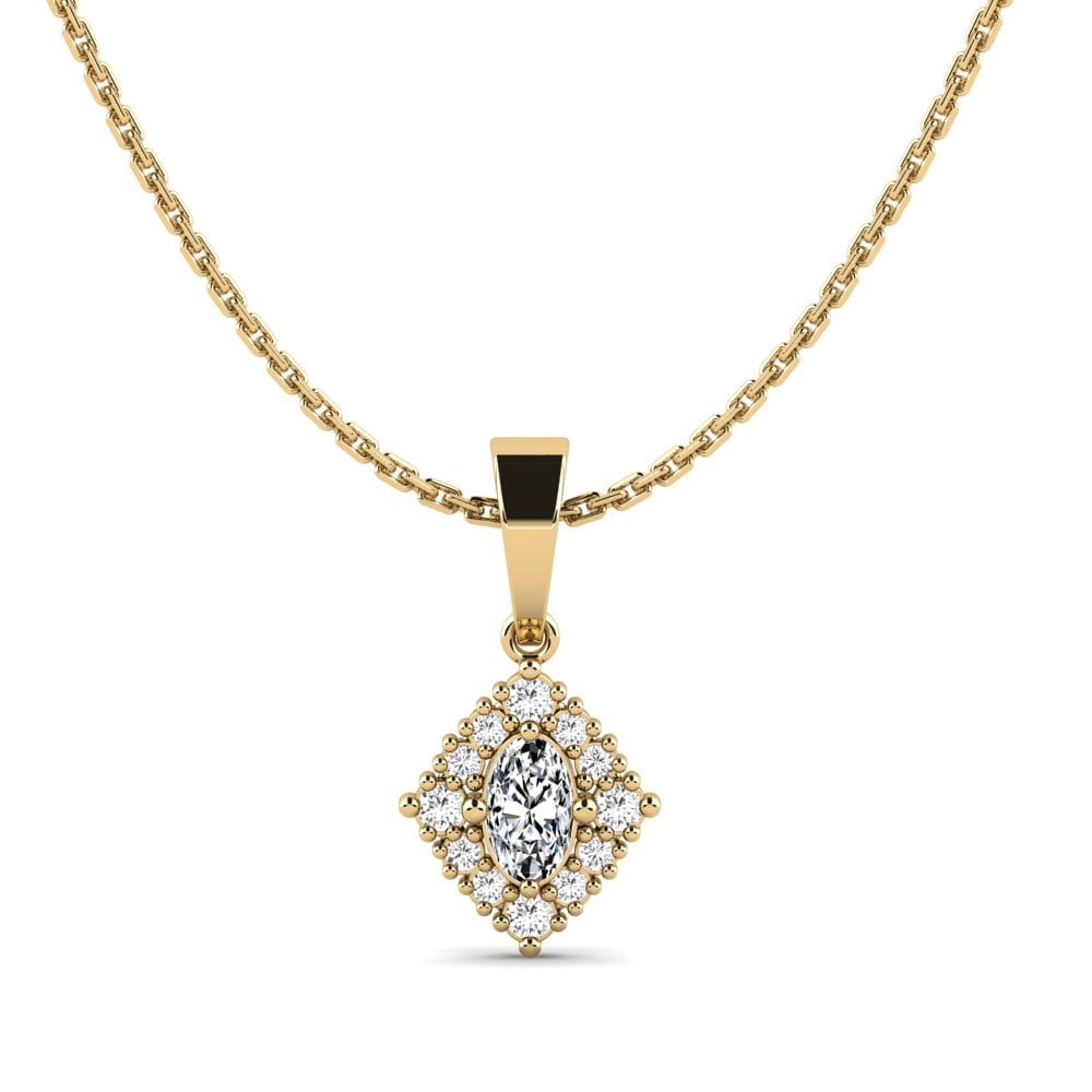 diamond-zirconia Women's สร้อยคอ Flick