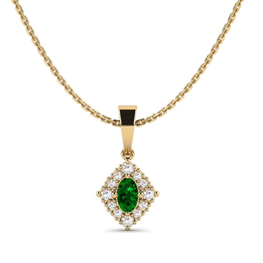 Green Zirconia Women's Pendant Flick