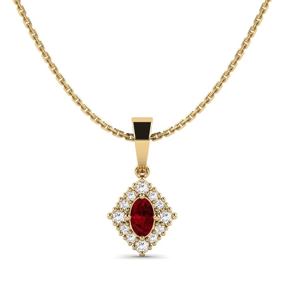 Ruby Women's Pendant Flick