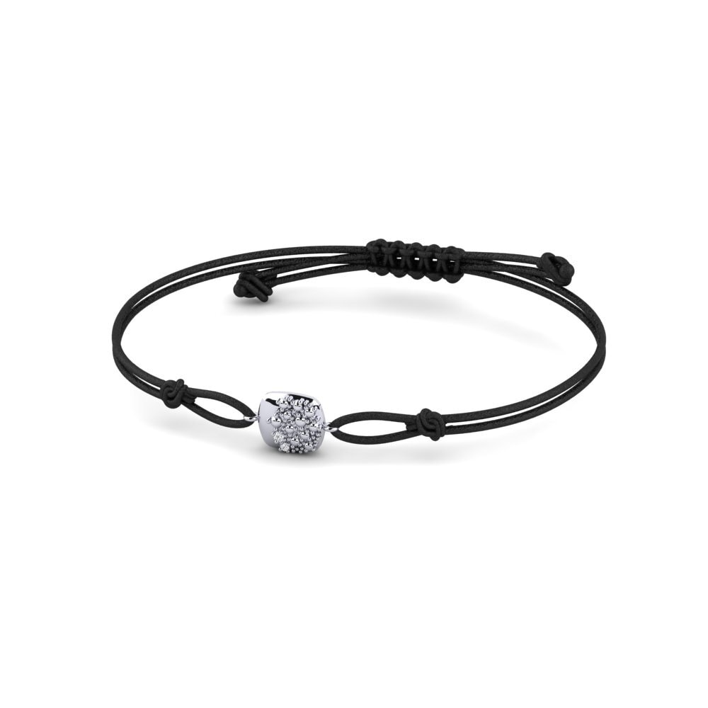 925 Prata de lei Diamante Pulseiras de Cordão Jasirelle