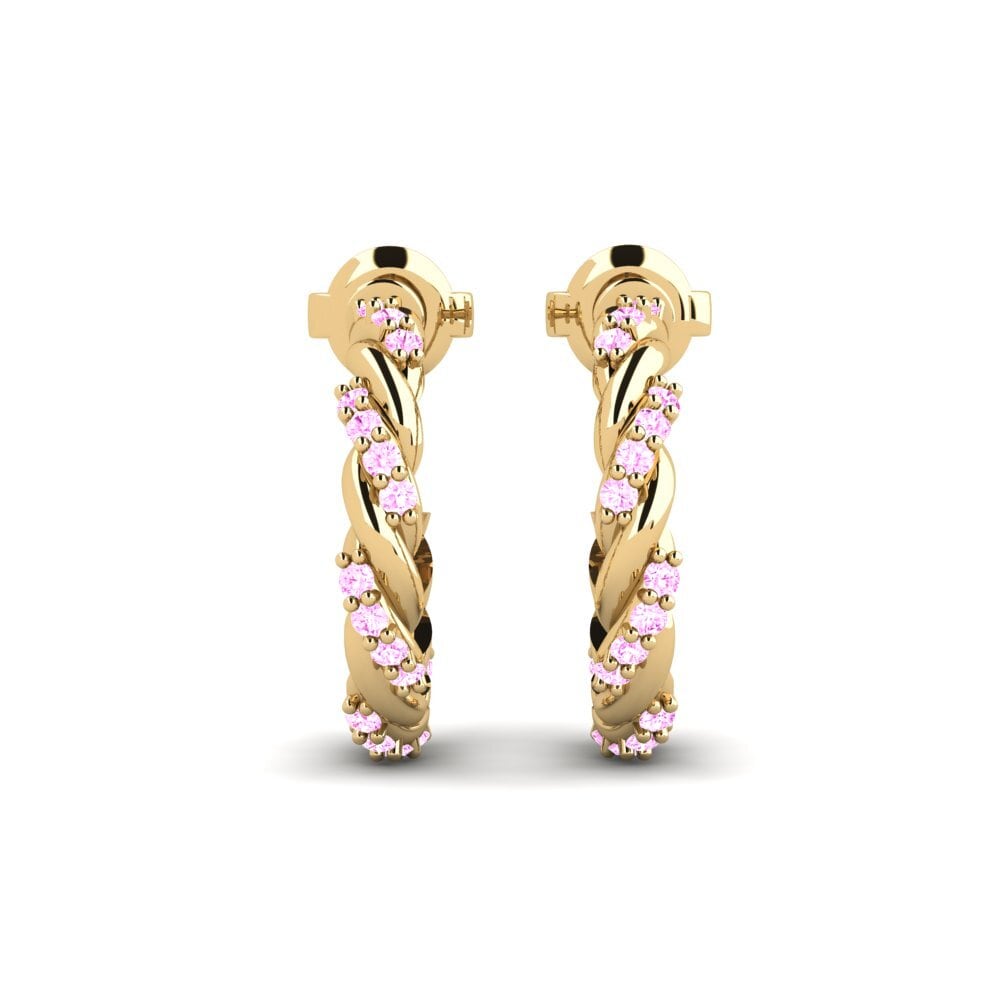 Pink Sapphire Women's Earring Khanqa