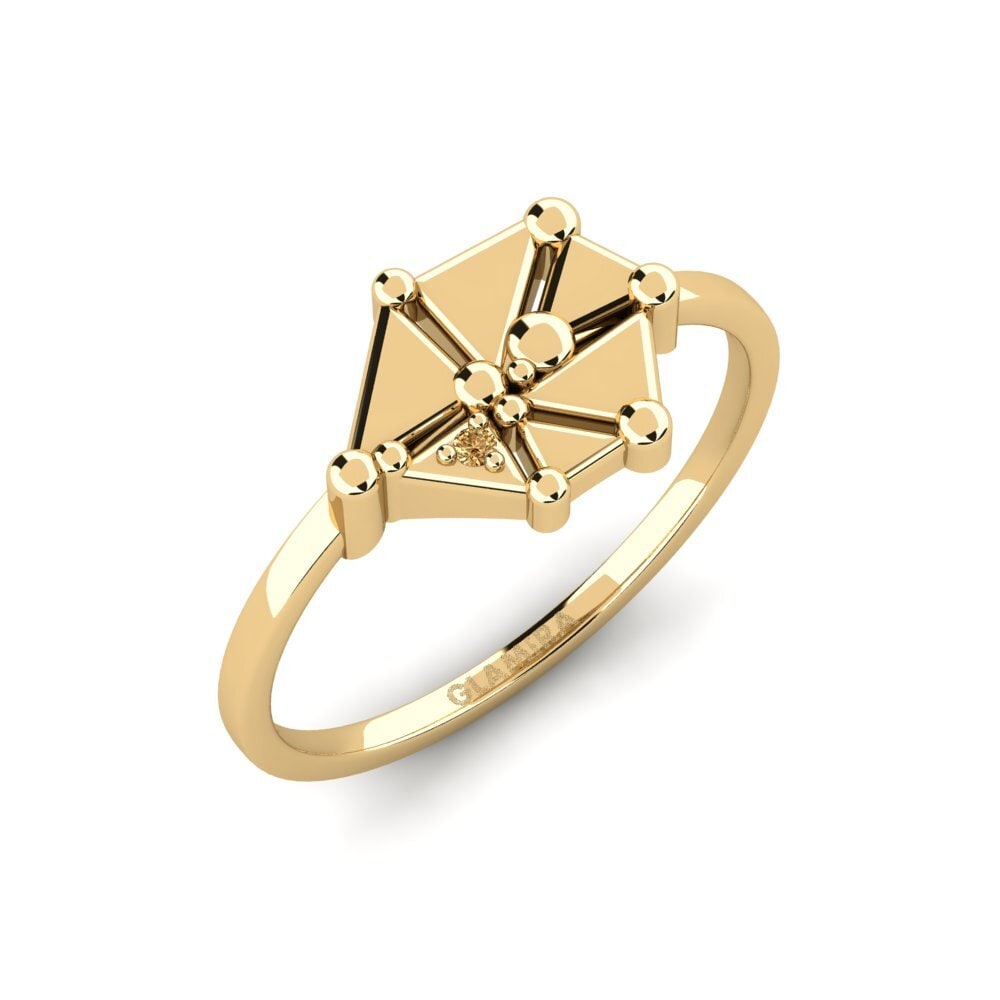 Brown Diamond Ring Lunavell