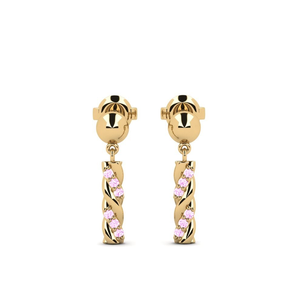 Pink Sapphire Women's Earring Mansourieh