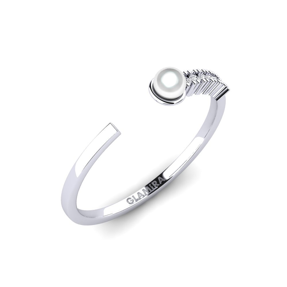 14ct White Gold Diamond Ring Pageantry