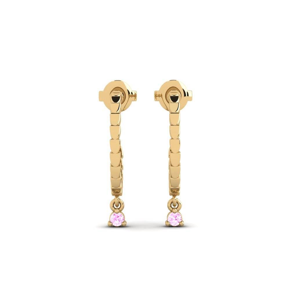 Pink Sapphire Women's Earring Tamwo