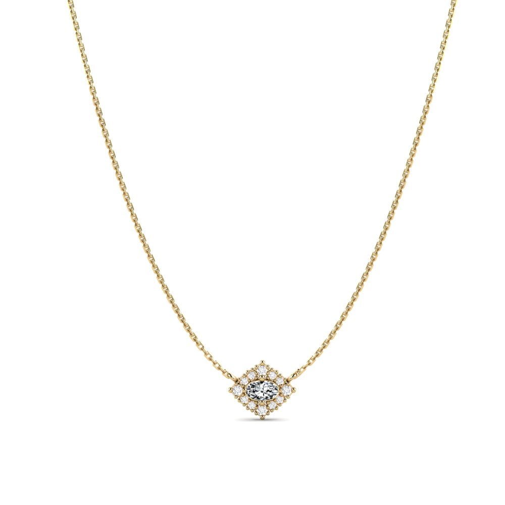 diamond-zirconia Women's สร้อยคอ Tracelet