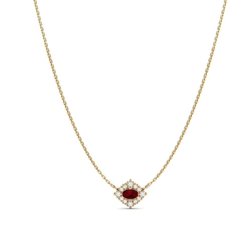Ruby Women's Necklace Tracelet