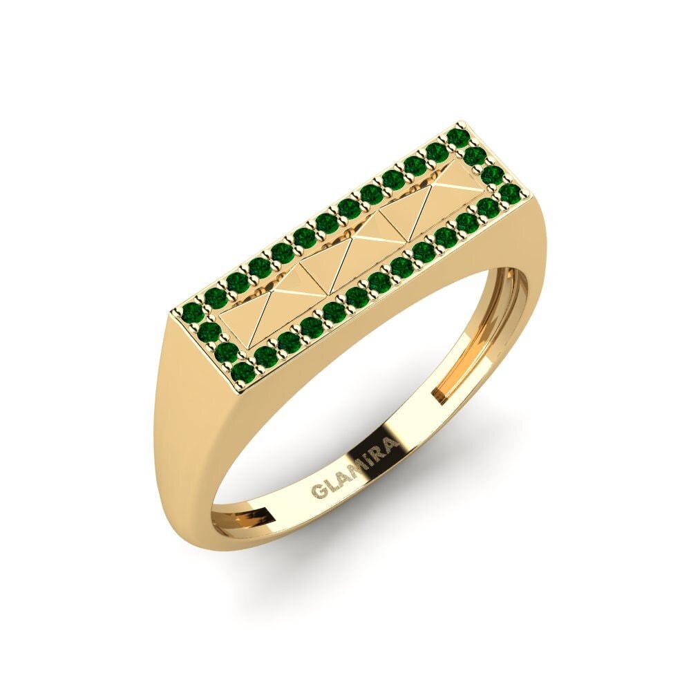 Green Zirconia Ring Dahlonega