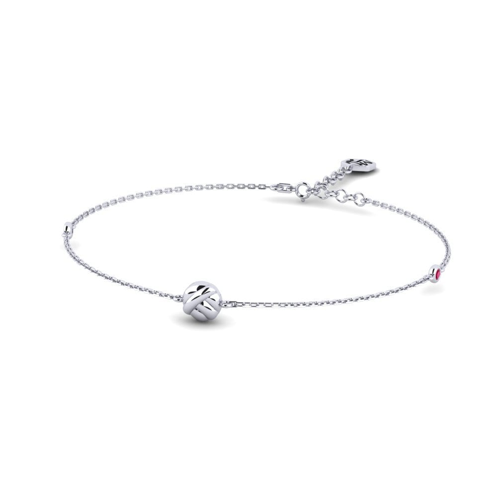 950 Palladium Ruby Women's Bracelet Elaris