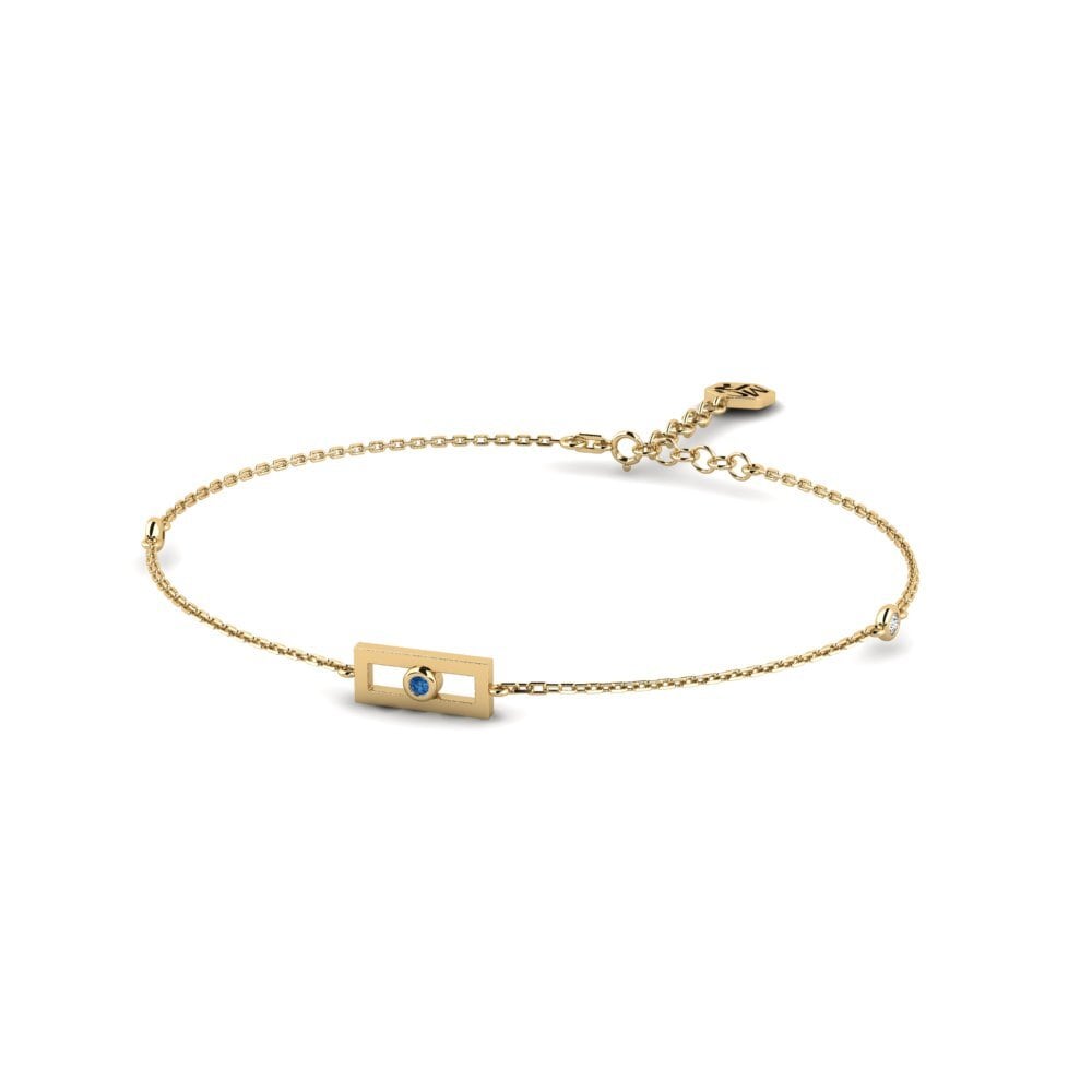Circonita Azul Oscuro Pulsera de Mujer Tirelia