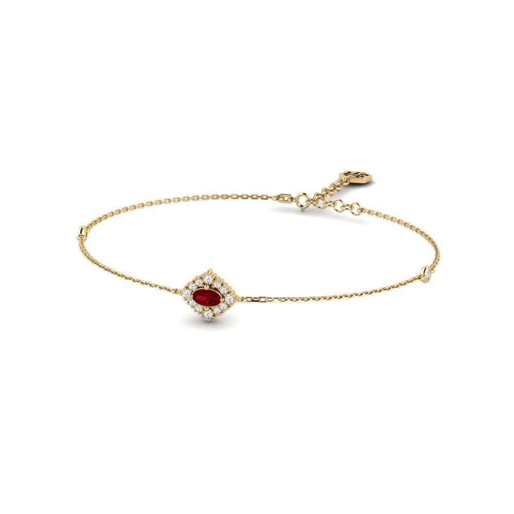 ruby-zirconia Women's สร้อยข้อมือ Wisp