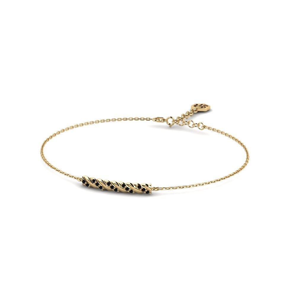 เพชรสีดำ Women's สร้อยข้อมือ Zirdest