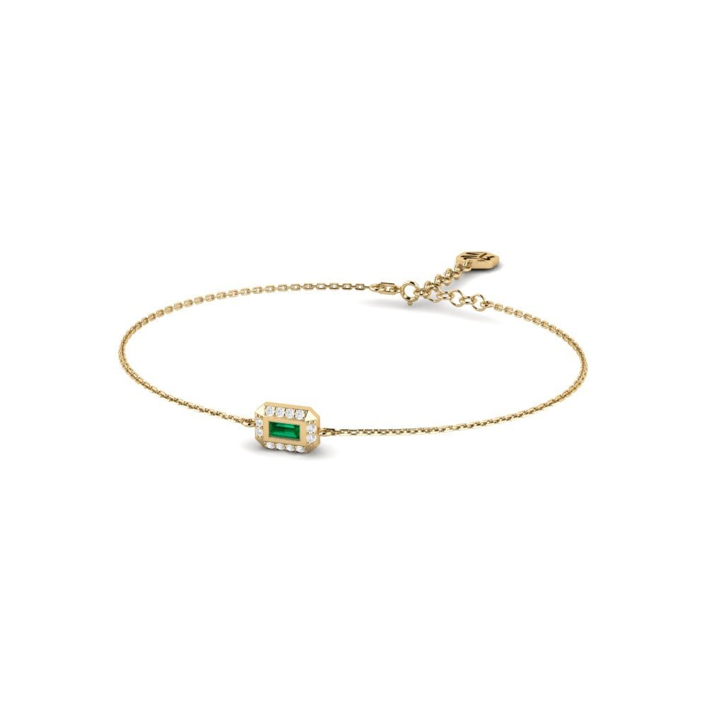 Circonita Verde Pulsera de Mujer Grain