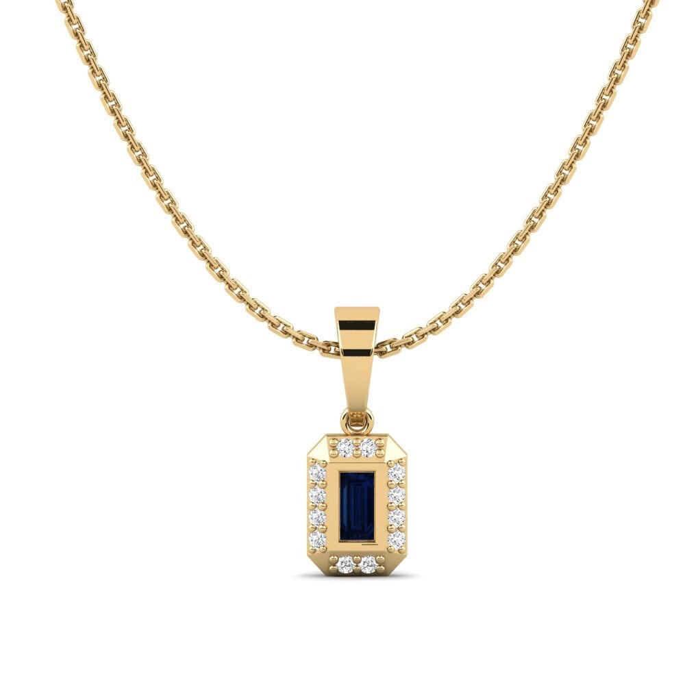 Zafiro Colgante de Mujer Solace