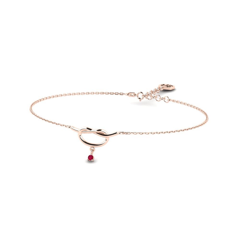 14ct Rose Gold Ruby Women's Bracelet Waddesdon