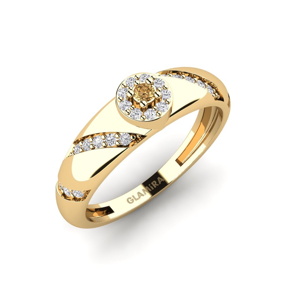 Brown Diamond Ring Zerinya