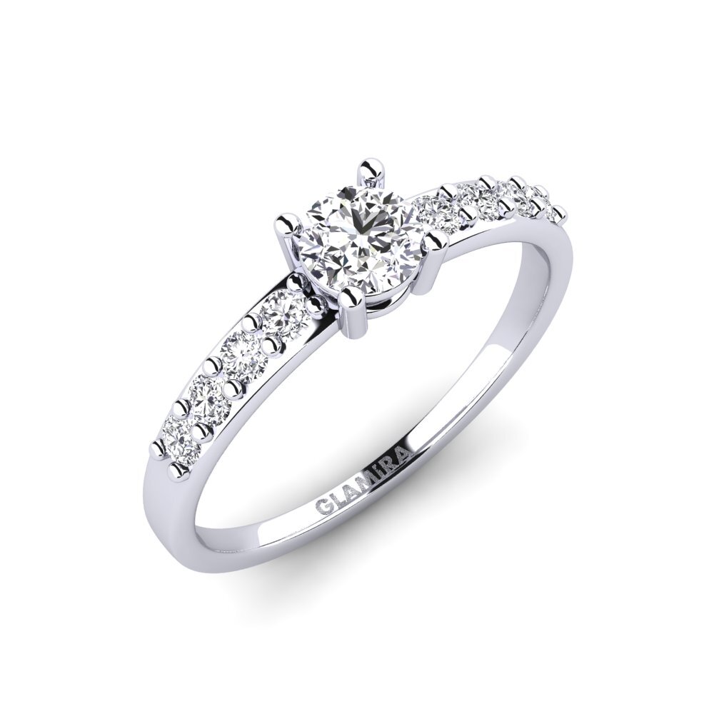 18ct White Gold Diamond Engagement Ring Bellechasse