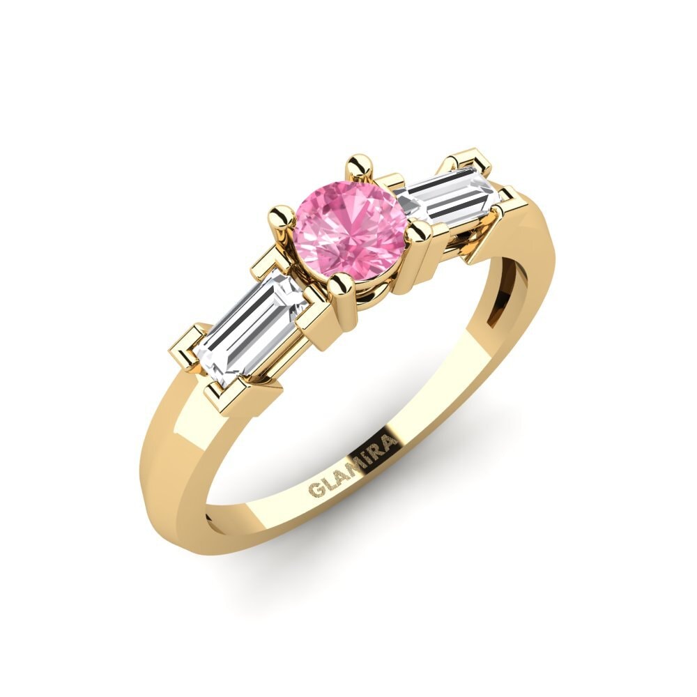 Rosa Saphir Verlobungsring Ceyralin