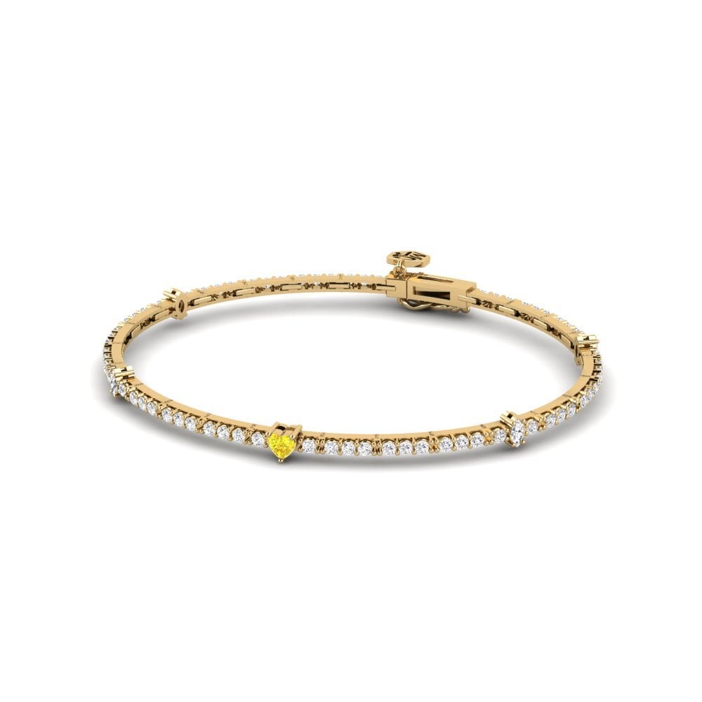 Zafiro amarillo Pulsera de Mujer Coconala