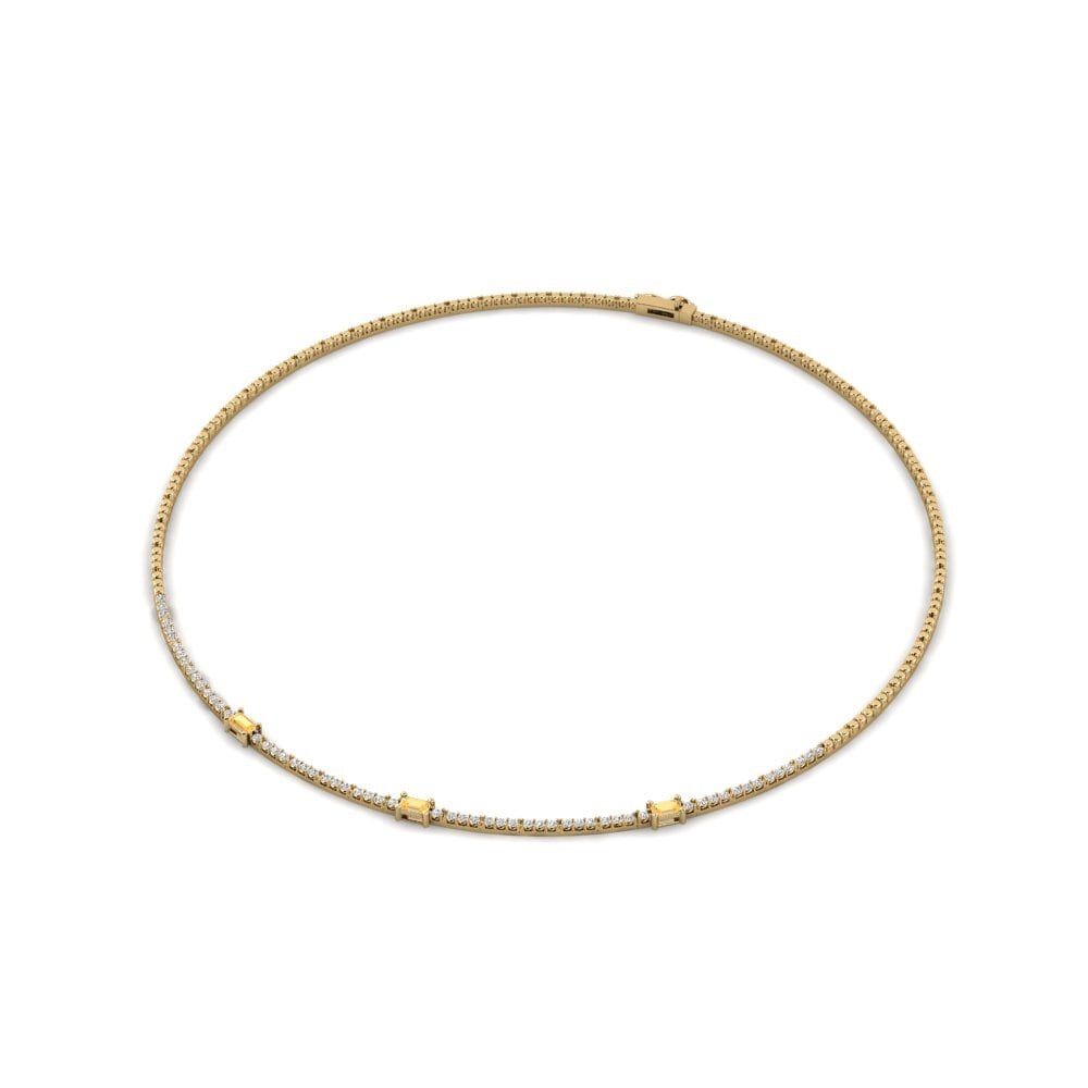 Citrine Collier Evoque