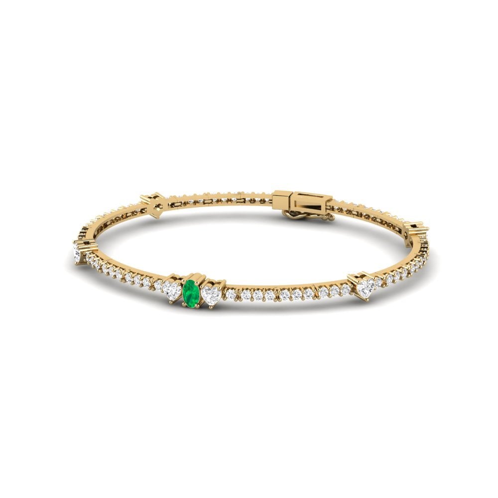 Esmeralda Pulsera de Mujer Kazygurt