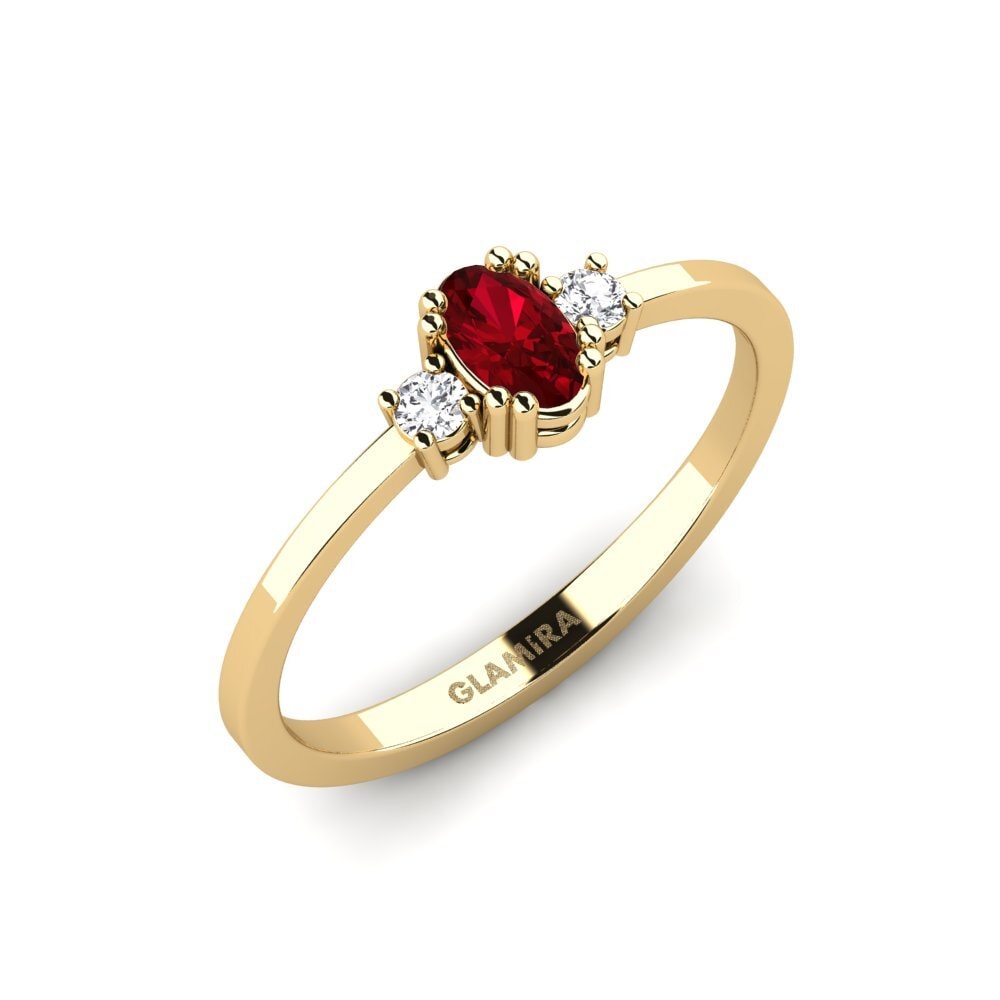 Roter Zirkonia Ring Lazarevac