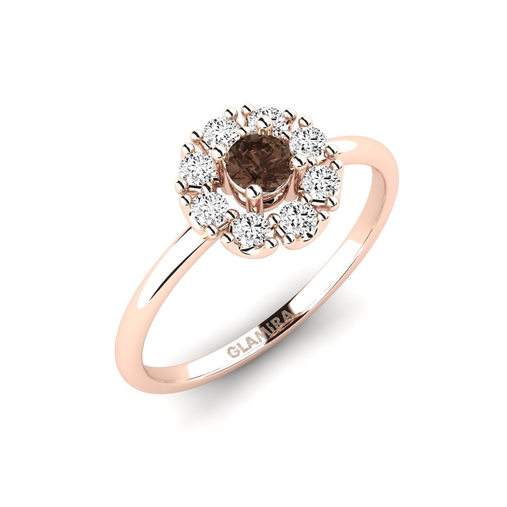 14k Rose Gold Smoky Quartz Ring Lisakovsk