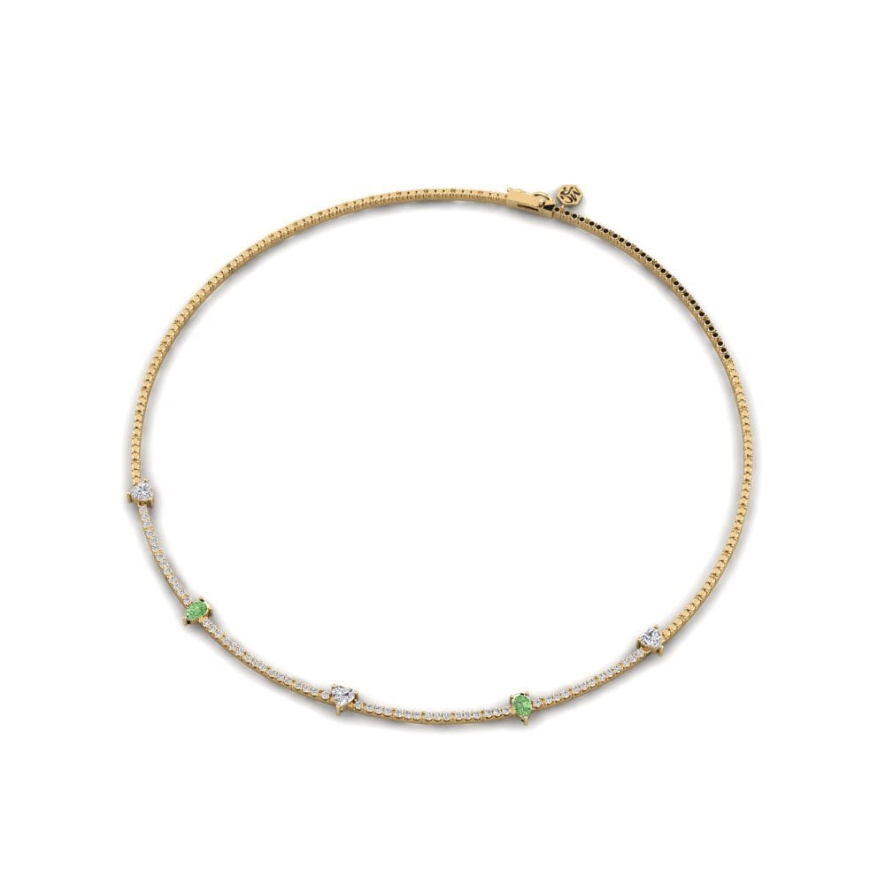 Grüner Diamant Collier Markakol