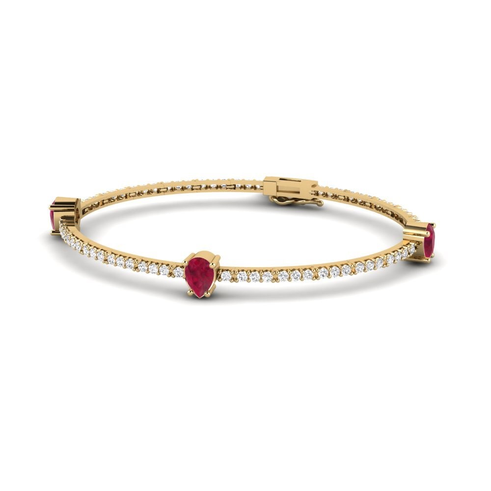 Rubí Pulsera de Mujer Munaily