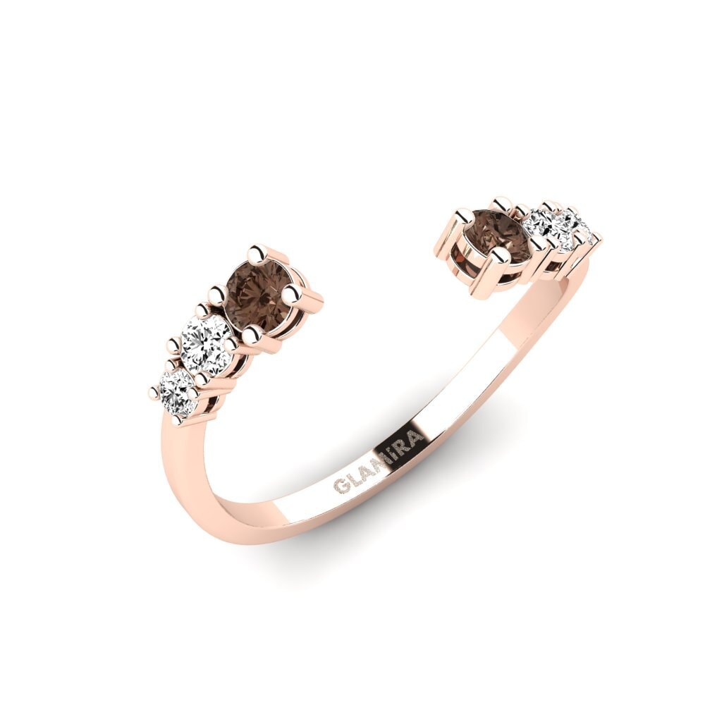 14k Rose Gold Smoky Quartz Ring Porvenir