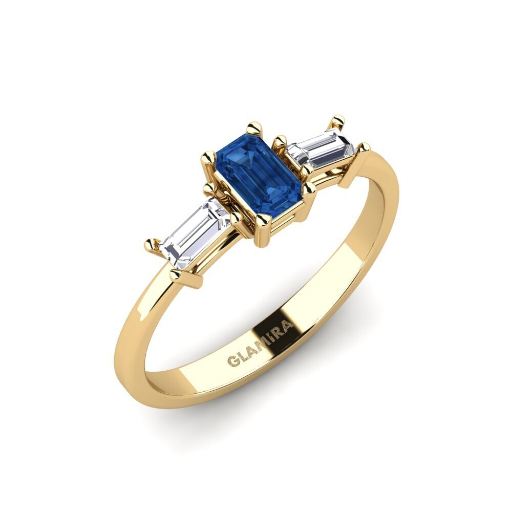 Dark Blue Zirconia Ring Rudovci