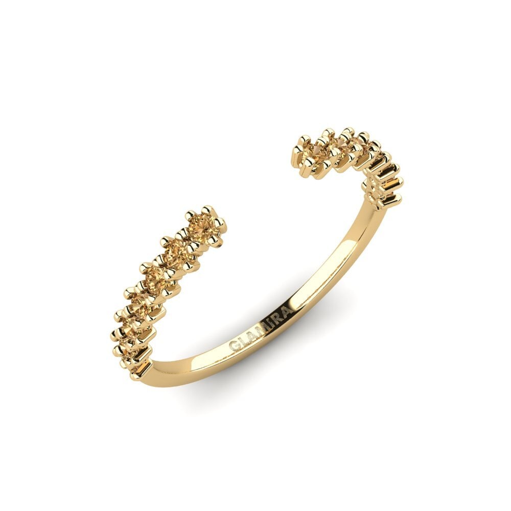 Brown Diamond Ring Silnea