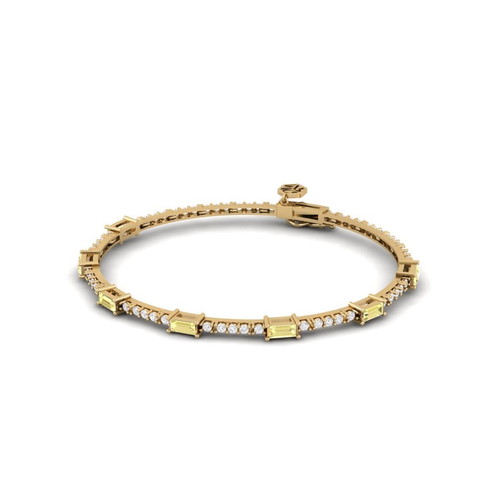 Zafiro amarillo Pulsera de Mujer Solara