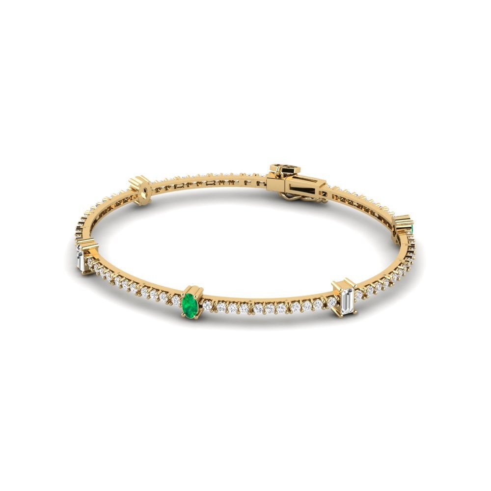 Esmeralda Pulsera de Mujer Ulytau