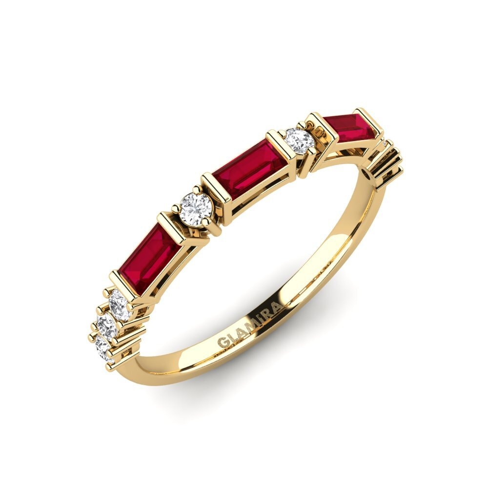 Roter Zirkonia Ring Yagodina