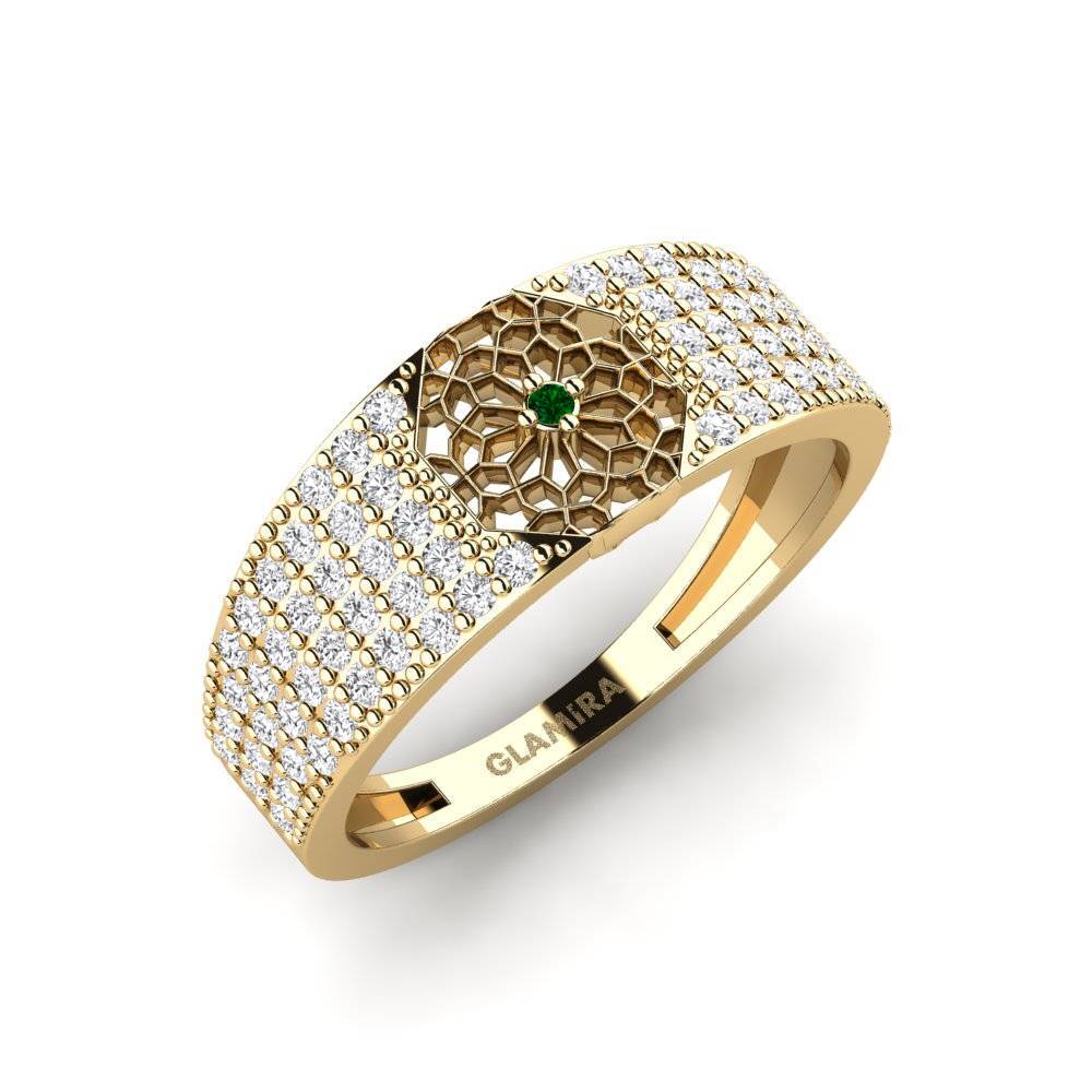 Circonita Verde Anillo Adatara