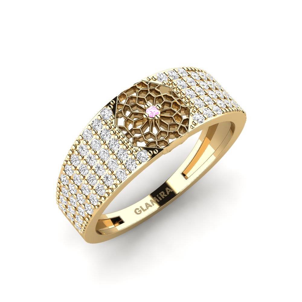 Zafiro Rosado Anillo Adatara