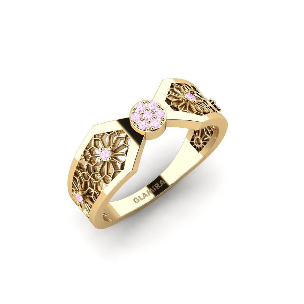 Zafiro Rosado Anillo Asamayama