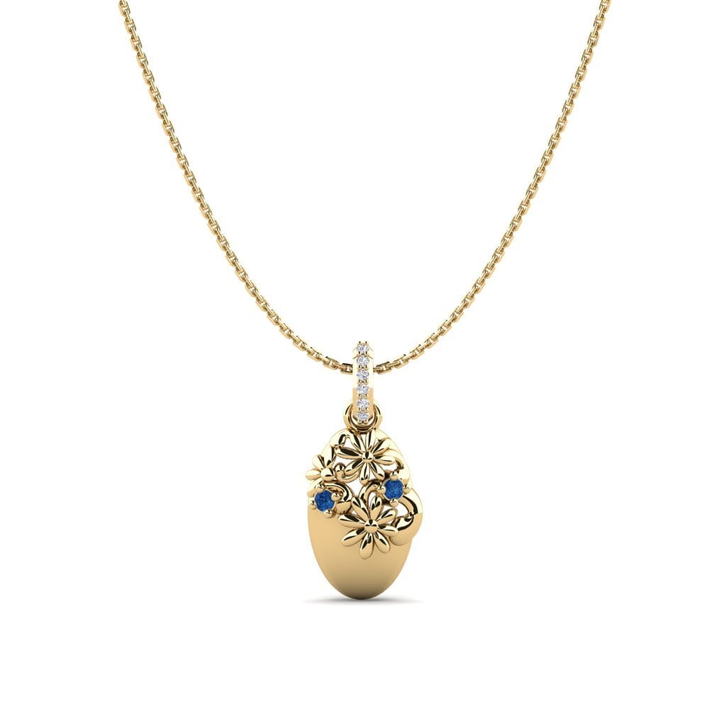 Dark Blue Zirconia Women's Pendant Engelbrekts