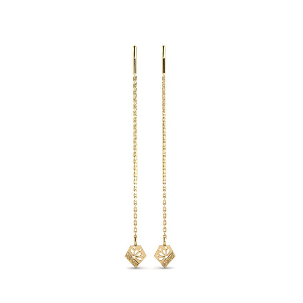 Brown Diamond Women's Earring Kimwe