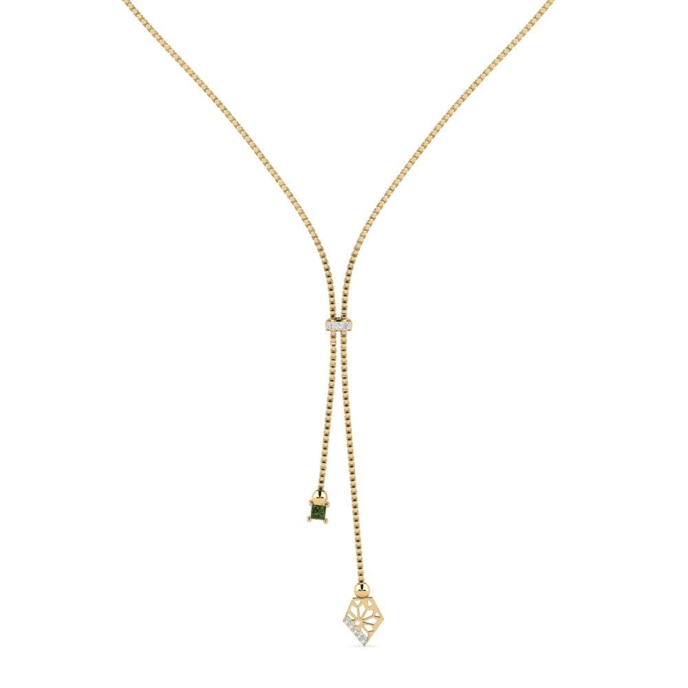 Zafiro Verde Collar de Mujer Kitoko