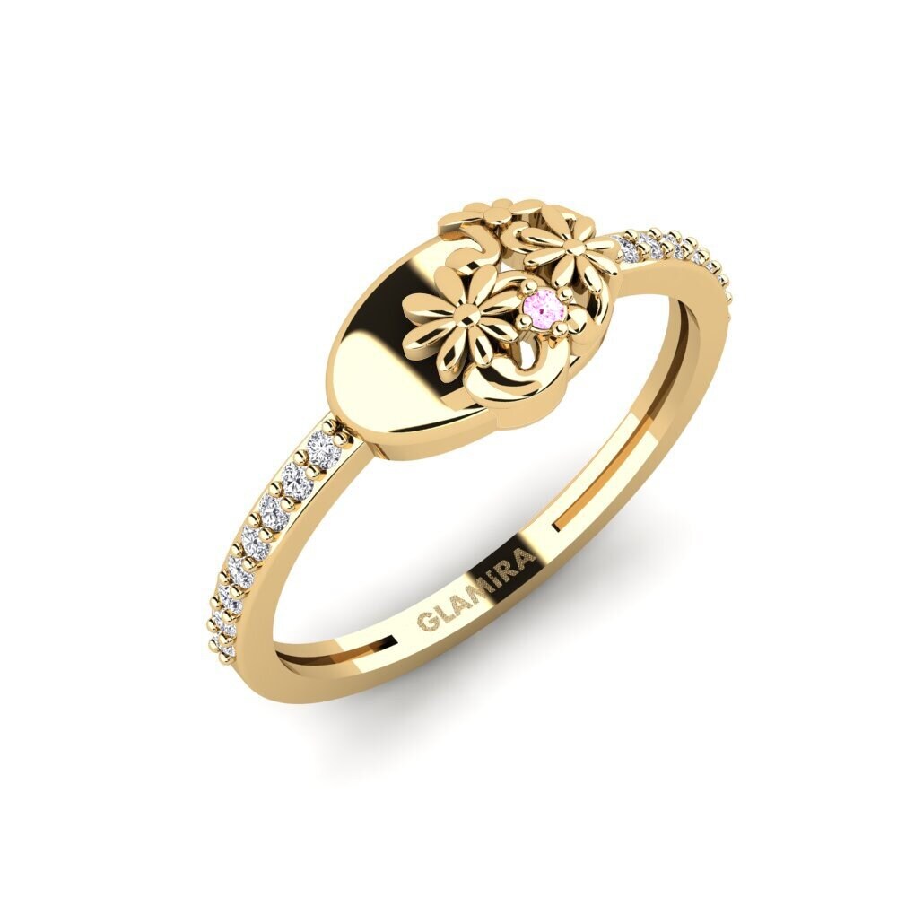 Zafiro Rosado Anillo Arsenalsgatan