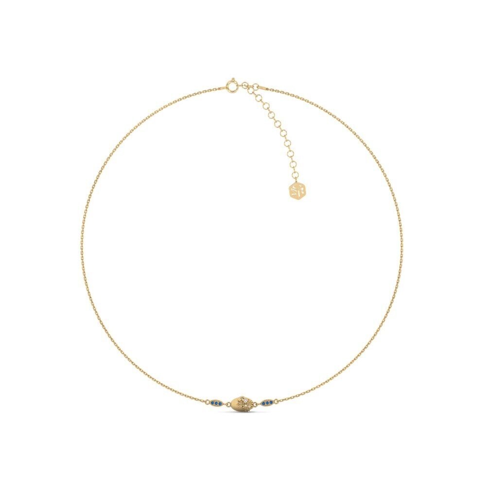 Dark Blue Zirconia Women's Necklace Buckmaster