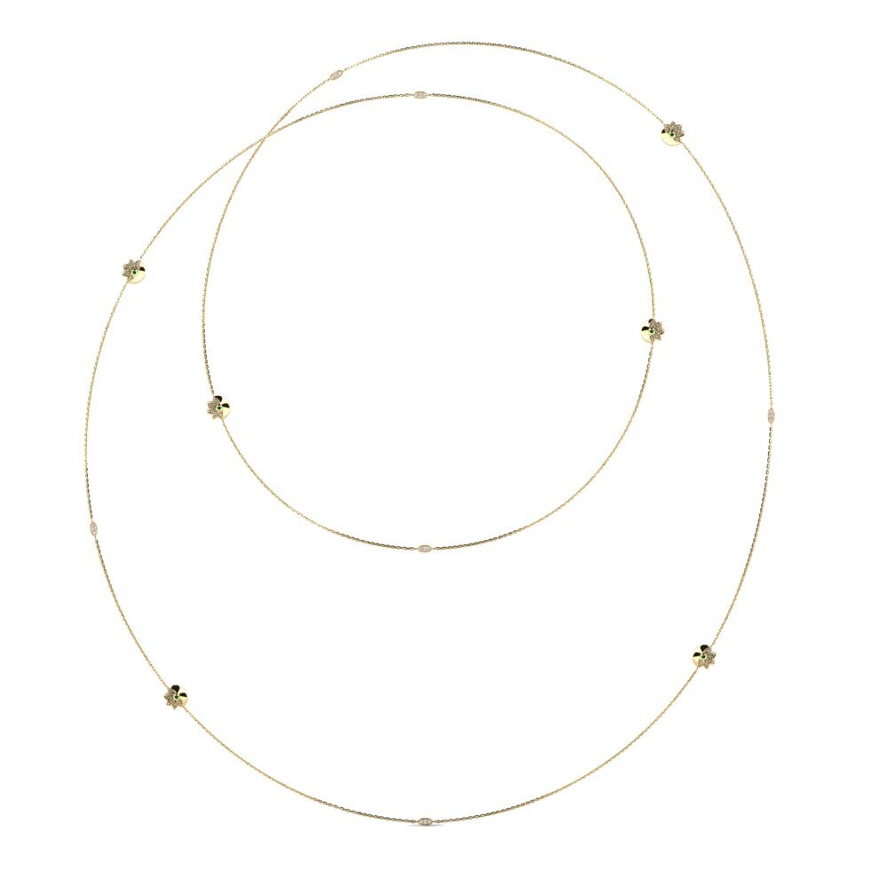 Green Zirconia Women's Necklace Goulden