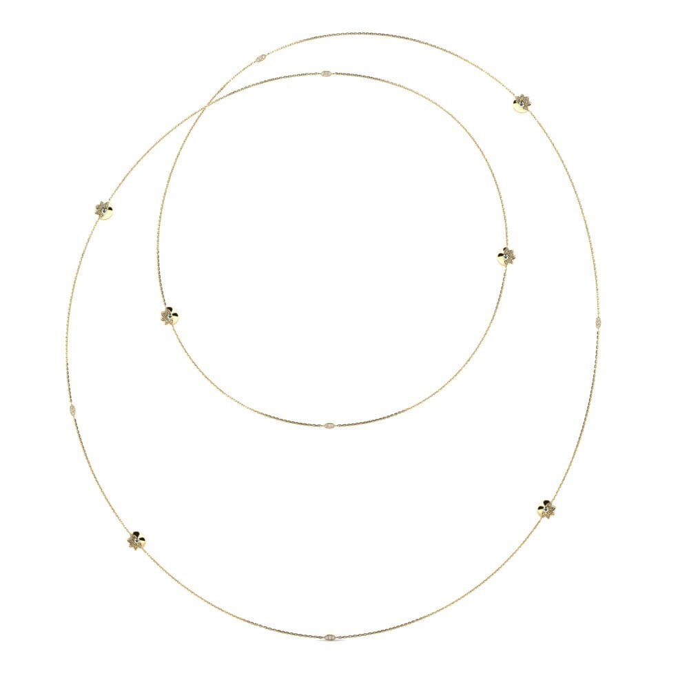 Dark Blue Zirconia Women's Necklace Goulden