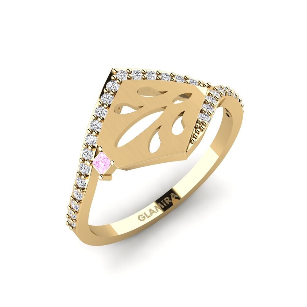 Zafiro Rosado Anillo Mamotong