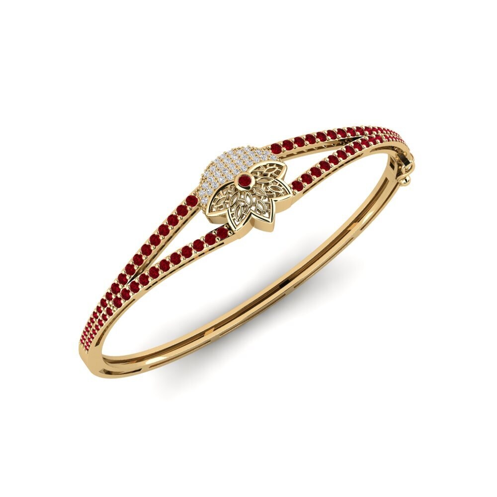 Zircônia Vermelha Pulseira Feminino Norrlands