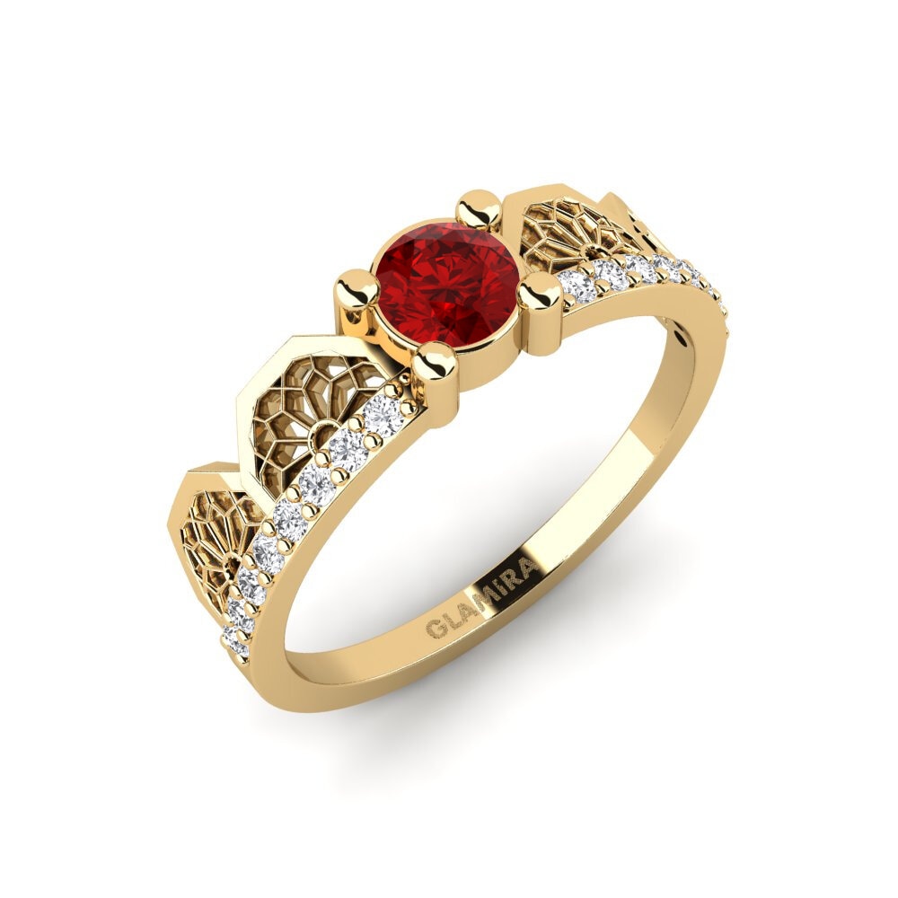 Ruby (Lab Created) Ring Ritsurin